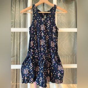 Patagonia size youth L / 12 yr Colorful Geometric Print Sleeveless Romper